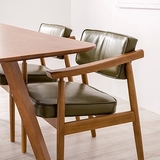 北欧沙发椅子电脑椅单人家用复古沙发椅休闲咖啡椅宜家餐桌椅日式
