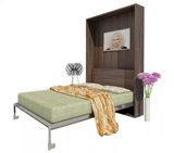 板式床简约双人床板式床现代隐形床壁床单身公寓床创意家具组合床
