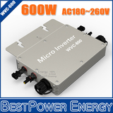 600W MPPT光伏并网逆变器 防水太阳能微型并网逆变器22-50V输入