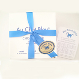 法国 Au chat Bleu蓝猫 Ganache 夹心礼盒情人节礼盒限定 4颗粒装