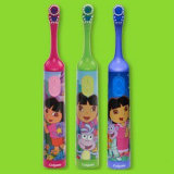 美国Colgate高露洁儿童电动牙刷 朵拉图案 2岁以上儿童 牙刷 洁齿