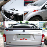 韩国原装进口汽车立体个性装饰贴车贴改装车标中网标车身贴车尾标