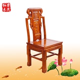 红木餐椅非洲花梨木如意餐椅实木象头餐椅背靠椅刺猬紫檀酒店椅