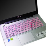 华硕A455L键盘膜W408L手提电脑V451L笔记本罩R409L保护套14寸贴膜