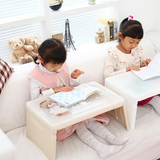 包邮特价韩国进口儿童学习桌 折叠桌子 床上桌  写字桌可收纳杂物