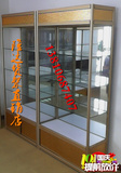 北京精品钛合金展示柜手机柜台陈列架透明橱窗货架玻璃展柜含玻璃