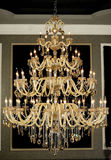 欧式复式楼梯奢华客厅水晶长吊灯现代简约蜡烛别墅大厅美式创意灯