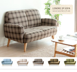 预售布艺沙发2人位小户型双人沙发简约时尚 亚麻日式布艺沙发客厅