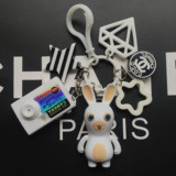 疯狂兔子LED汽车钥匙扣卡通雷曼兔子包包挂件创意礼品批发小玩具