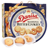 进口零食品Danisa皇冠丹麦曲奇饼干908g送礼铁盒丹麦风味曲奇糕点