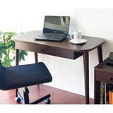 北欧创意实木电脑桌小户型家用书桌卧室单人电脑桌简易做旧写字台