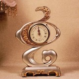 欧式复古抽象云朵时钟钟表摆件装饰品创意小礼品礼物树脂工艺饰品