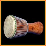 西非原产非洲鼓 手工雕刻 ML非洲鼓13寸 加纳红木包邮 送鼓包