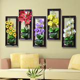 立体仿真植物墙饰挂件客厅卧室墙上装饰品创意家居花卉田园背景墙