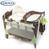 葛莱可折叠婴儿床 便携多功能游戏床宝宝午睡篮换尿布台