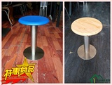 宜家凳子塑料凳子时尚家用板凳圆凳餐桌凳工作凳不锈钢加厚铁凳子