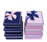 新款韩版礼盒包装盒情人节礼物盒送礼收纳盒正方形中号礼盒包邮