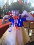 白雪公主裙儿童元旦节春节服装迪士尼表演扮演服装 公主裙女童