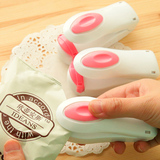 娜小屋创意家用迷你便携塑料袋封口机小型手压热封机塑封机带磁铁