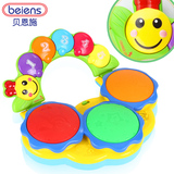 贝恩施宝宝手拍鼓婴儿玩具 6-12个月音乐儿童拍拍鼓益智玩具0-1岁