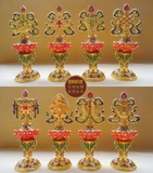 藏传佛教用品 八吉祥摆件 法器供品 密宗法器 吉祥八宝 吉祥佛像