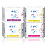 【天猫超市】ABC卫生巾 超薄纯棉柔日用+夜用套装 KMS健康清凉