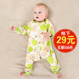 婴儿衣服宝宝睡袋春秋薄款分腿婴儿睡袋春夏款纯棉宝宝婴儿空调被