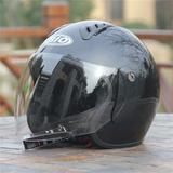 AMZ正品出口台湾BIO夏季摩托车头盔踏板机车揭面盔四季重机车跑盔
