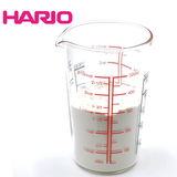 HARIO日本原装进口量杯耐热玻璃带刻度量杯牛奶杯料理杯CMJ