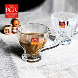 意大利RCR原装进口无铅水晶 咖啡杯花茶水杯 带把 卡布奇诺马克杯
