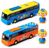 韩国进口PORORO回力汽车儿童玩具车火车吉普公共汽车消防车共10款