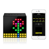 Divoom AuraBox智能蓝牙音箱多功能diy LED彩屏便携音响免提闹钟