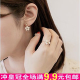 韩版时尚代购饰品珍珠戒指女开口小雏菊花朵指环女包邮可爱个性