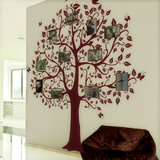 奈纳伦办公室教室墙面装饰客厅墙贴纸 墙壁相框树 照片墙 墙贴