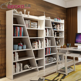 杰高定制书架现代简约北欧多层组合书架小户型客厅书房书柜置物架