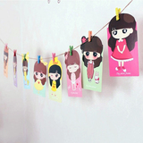 创意家居5寸6寸卡通可爱小希挂墙相框小女孩动漫悬挂式照片墙韩式