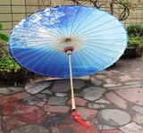 蹈礼品 实用 传统 蓝色印象油纸伞 防雨防晒 泸州油纸伞 复古 舞