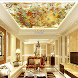 3D大型壁画欧美天使天空天顶天花板吊顶棚顶装修壁纸酒店大堂墙纸