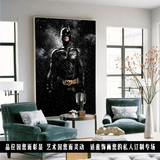 蝙蝠侠超大装饰画巨幅玄关电影海报挂画竖版客厅宾馆单幅有框挂画