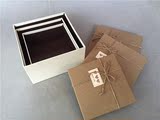 正方形礼物包装盒情人节礼品盒生日送礼盒收纳盒包邮批发时尚中号