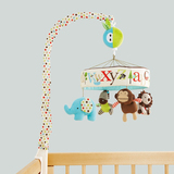 新生儿婴儿0-6个月-1岁床铃音乐旋转宝宝床头铃挂件风铃摇铃玩具