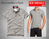 16新款正品Abercrombie Fitch AF短袖polo衫男保罗翻领半袖T恤