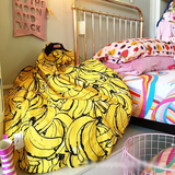 ins kipandco同款舒适香蕉豆袋懒人沙发 儿童现代抱枕 成人可用