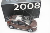 促销标致308 2008原装1：18铝合金仿真车模汽车模型 4S店正品包邮