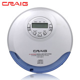 全新 CRAIG 便携式 CD机 随身听 CD播放机 支持英语光盘