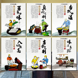 中式酒店餐厅挂画豆腐制作文化装饰画豆腐坊永和豆浆壁画饭店墙画