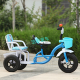 包邮多功能正品童车婴儿双胞胎三轮车手推车双人座儿童脚踏自行车