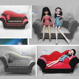 芭比可儿丽佳高怪娃娃沙发首饰盒家具欧式学生梳妆台创意新婚礼盒