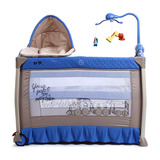 美国bp多功能可折叠至尊款婴儿床便携游戏床儿童床宝宝摇篮床睡床