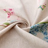 棉布桌布靠垫坐垫窗帘沙发布环保活性印染DIY手工布料批发亚麻布